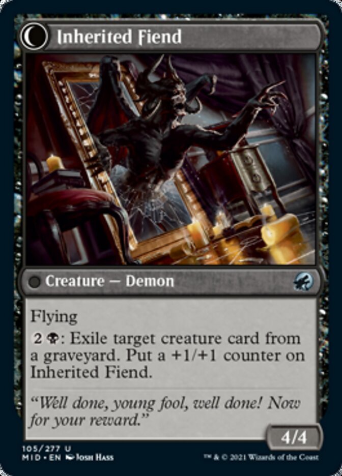 Heirloom Mirror // Inherited Fiend back