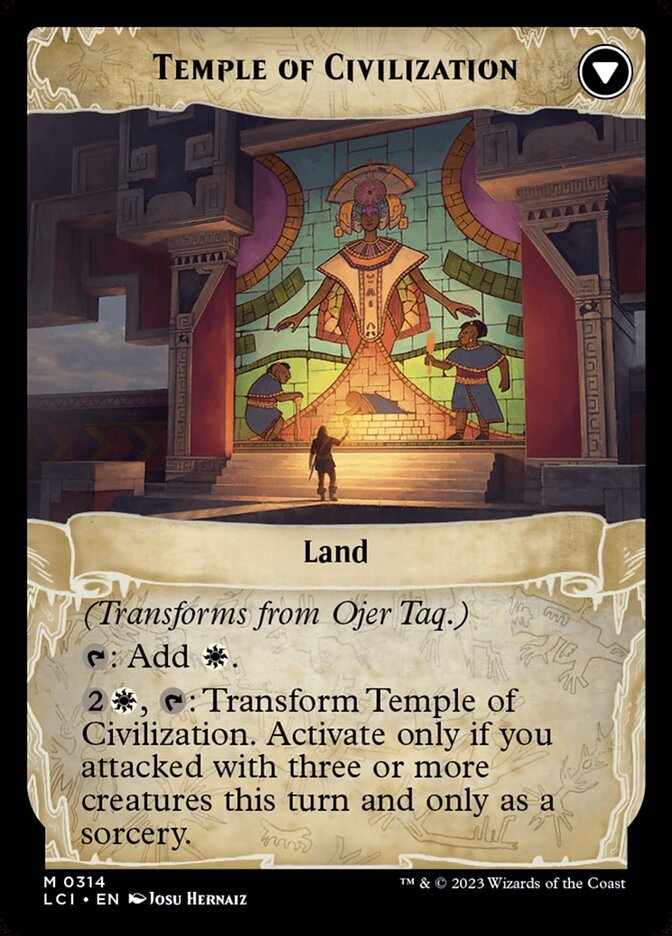 Ojer Taq, Deepest Foundation // Temple of Civilization (Showcase) back