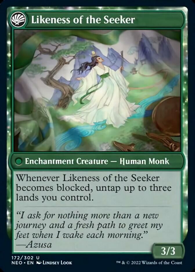 Azusa's Many Journeys // Likeness of the Seeker back