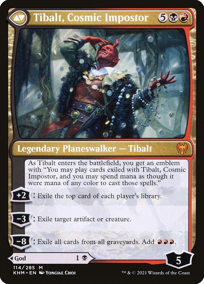 Valki, God of Lies // Tibalt, Cosmic Impostor back