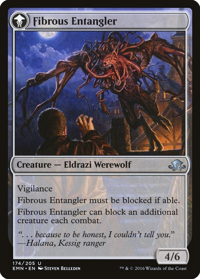 Tangleclaw Werewolf // Fibrous Entangler back