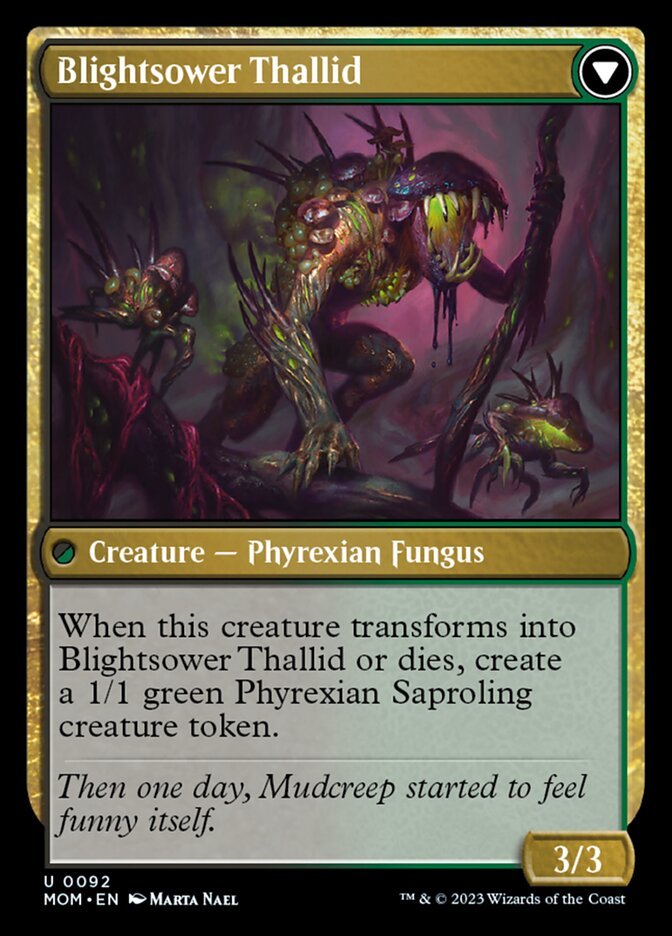 Blightreaper Thallid // Blightsower Thallid back