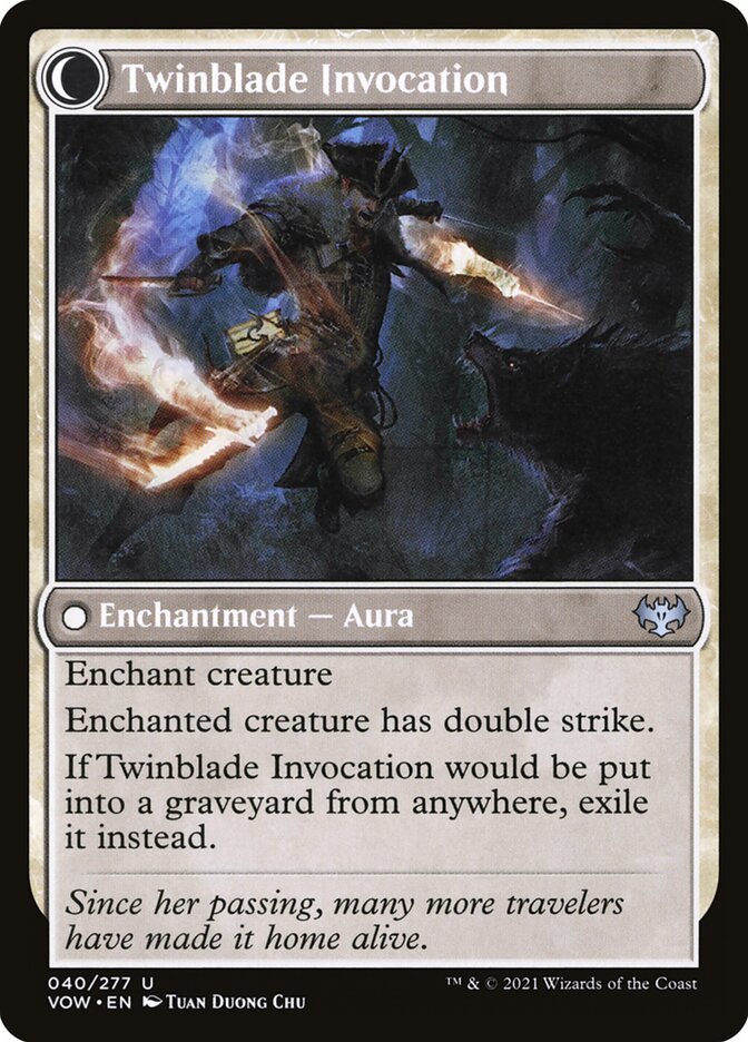 Twinblade Geist // Twinblade Invocation back