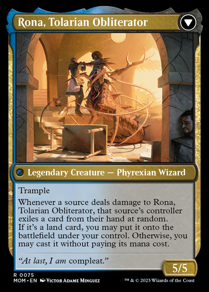 Rona, Herald of Invasion // Rona, Tolarian Obliterator back