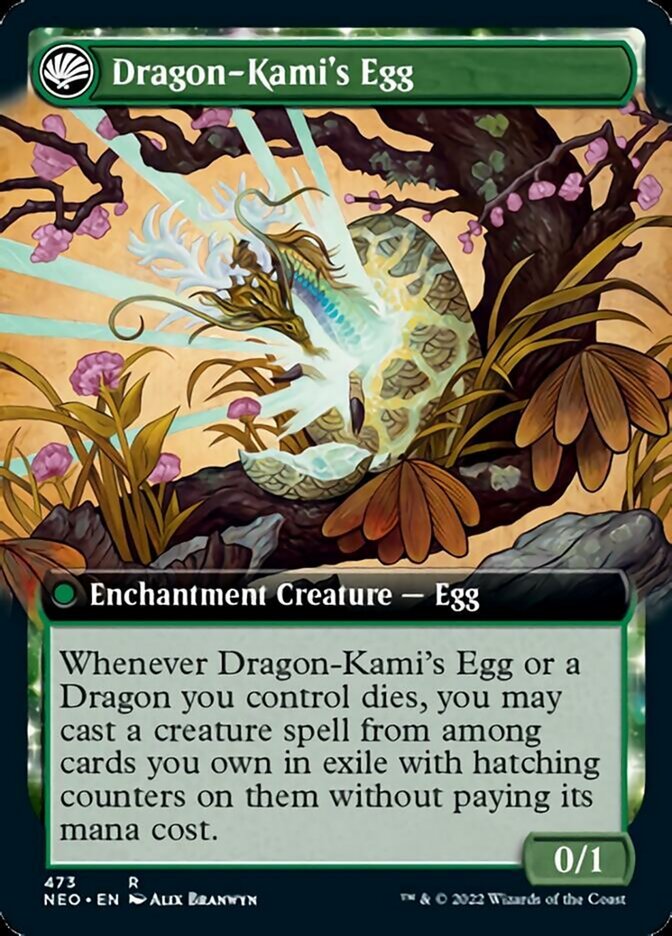 The Dragon-Kami Reborn // Dragon-Kami's Egg (Extended Art) back