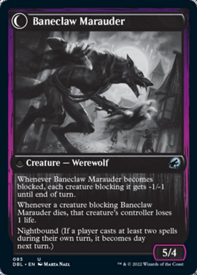 Baneblade Scoundrel // Baneclaw Marauder back