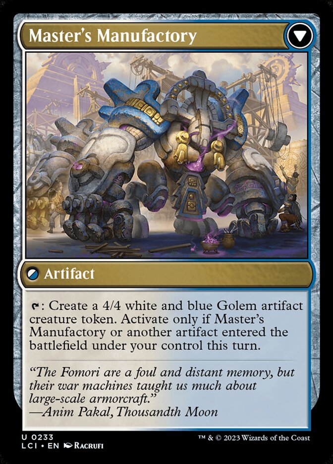 Master's Guide-Mural // Master's Manufactory back