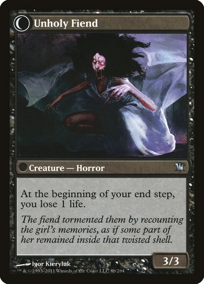 Cloistered Youth // Unholy Fiend back