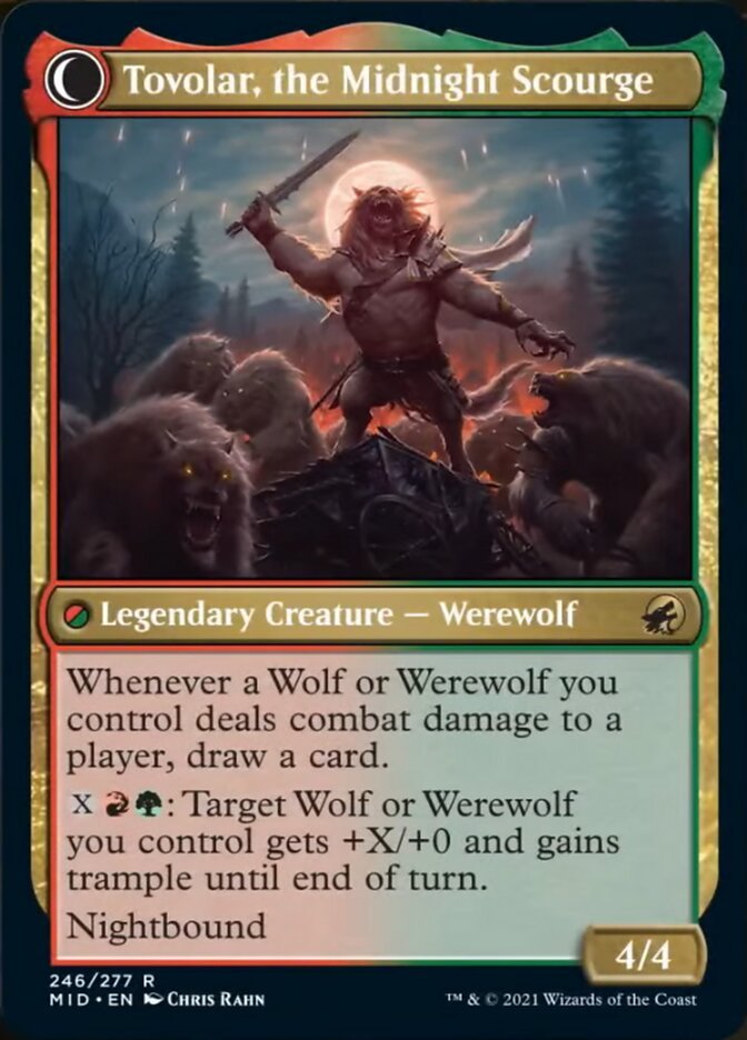 Tovolar, Dire Overlord // Tovolar, the Midnight Scourge back