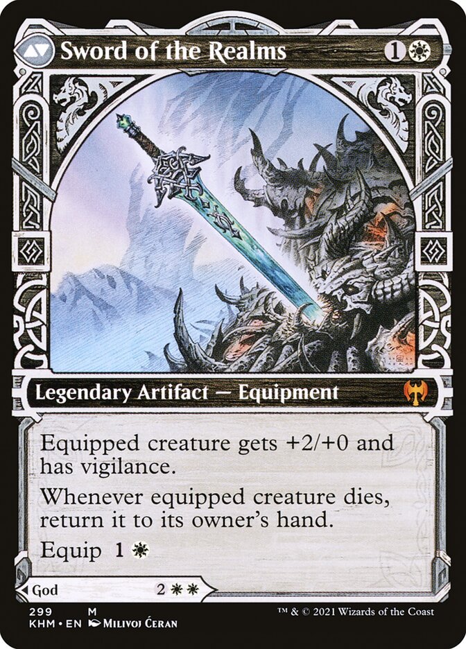 Halvar, God of Battle // Sword of the Realms (Showcase) back
