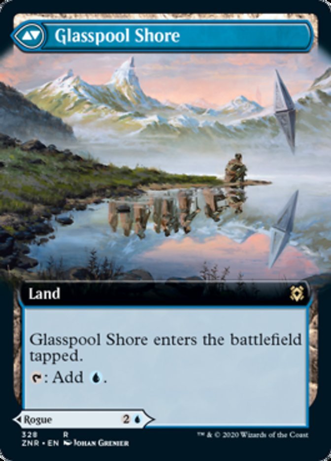 Glasspool Mimic // Glasspool Shore (Extended Art) back