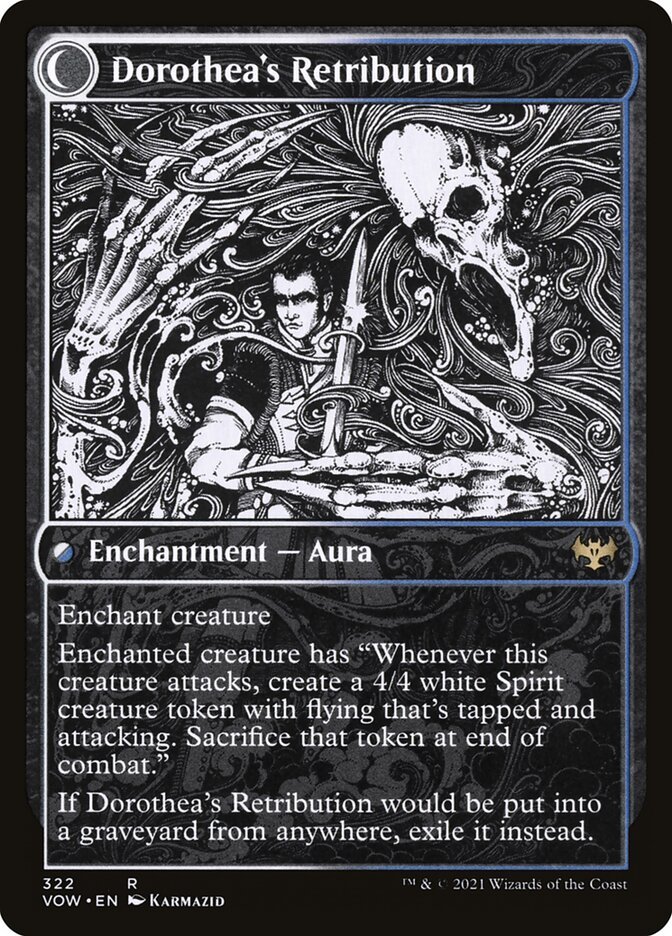 Dorothea, Vengeful Victim // Dorothea's Retribution (Eternal Night) back