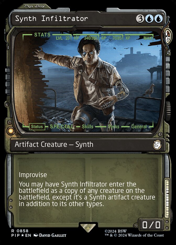 Synth Infiltrator (Showcase Surge Foil)
