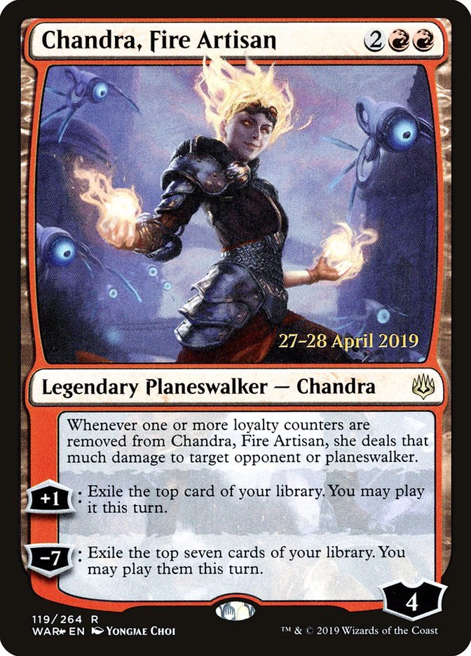 Chandra, Fire Artisan (PR Foil)