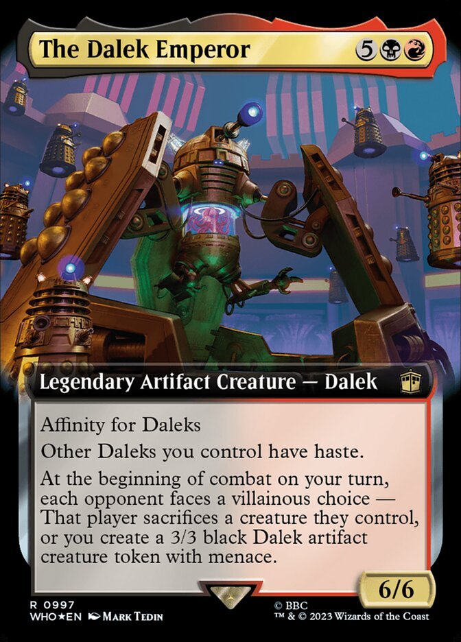 The Dalek Emperor (Extended Art Surge Foil)