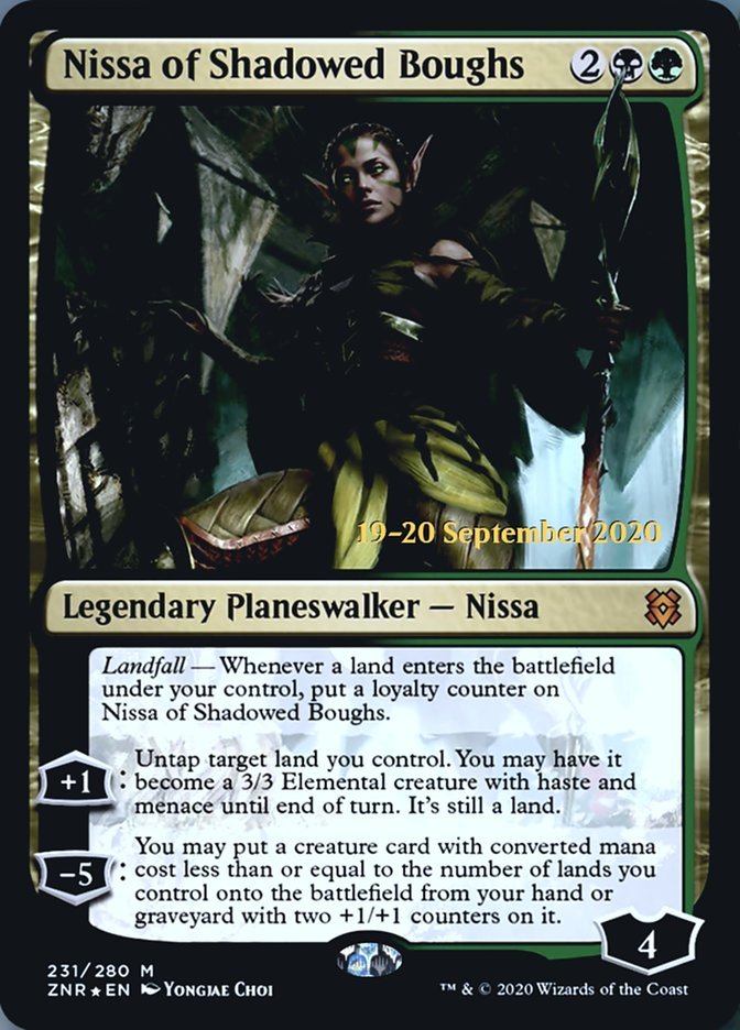 Nissa of Shadowed Boughs (PR Foil)