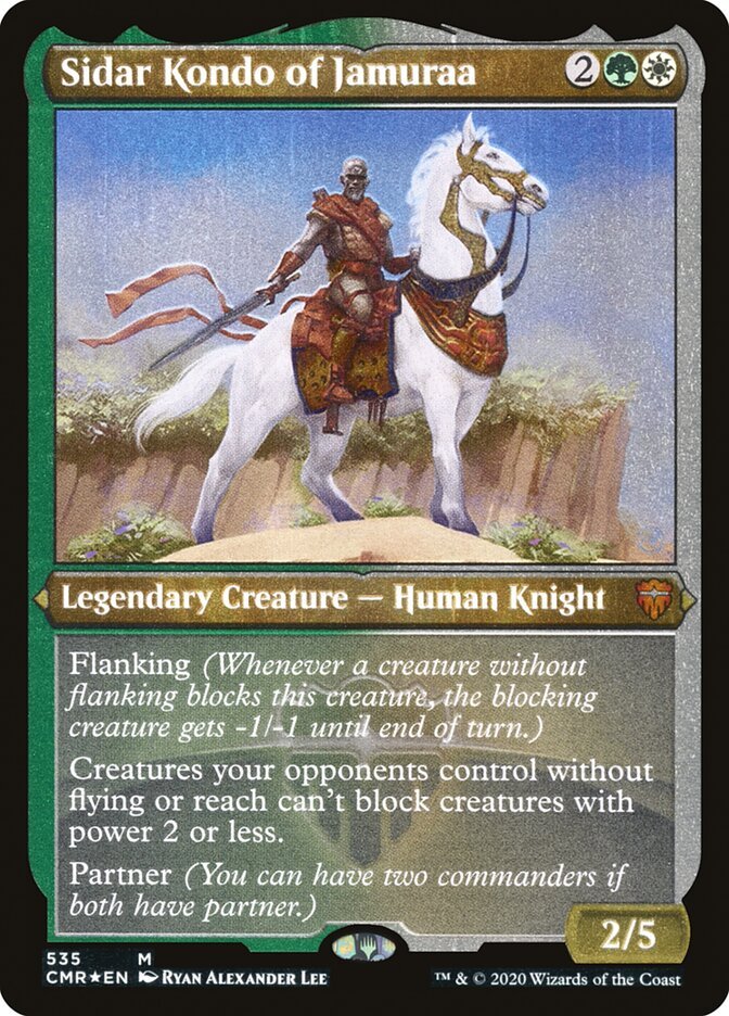 Sidar Kondo of Jamuraa (Etched Foil)