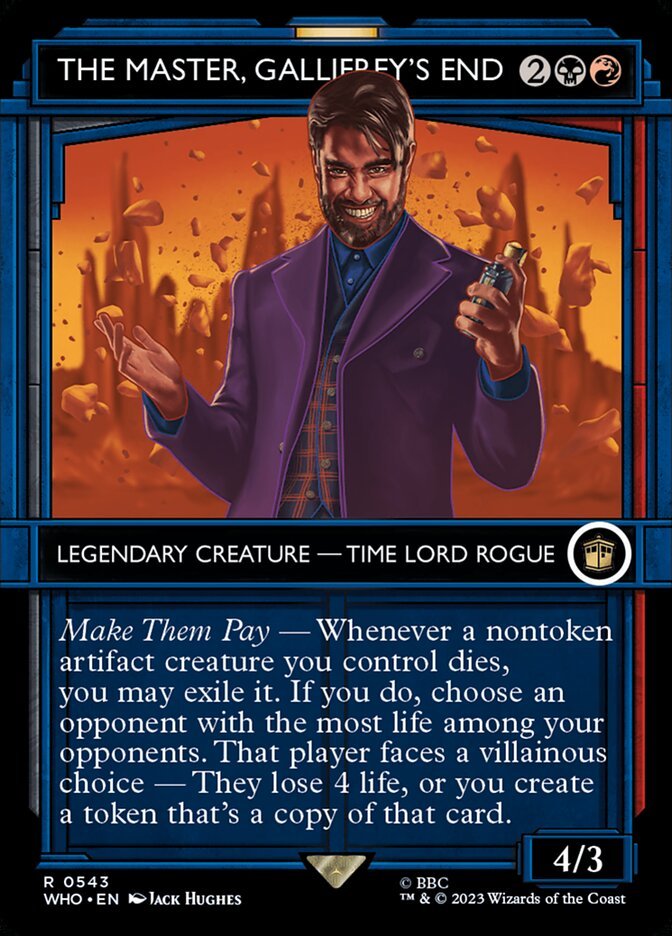 The Master, Gallifrey's End (Showcase)