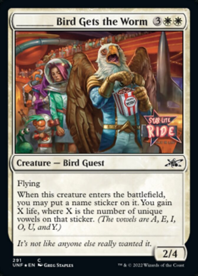 _____ Bird Gets the Worm (Galaxy Foil)