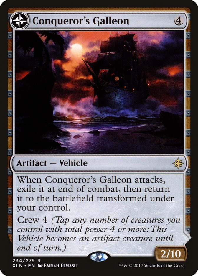 Conqueror's Galleon // Conqueror's Foothold front