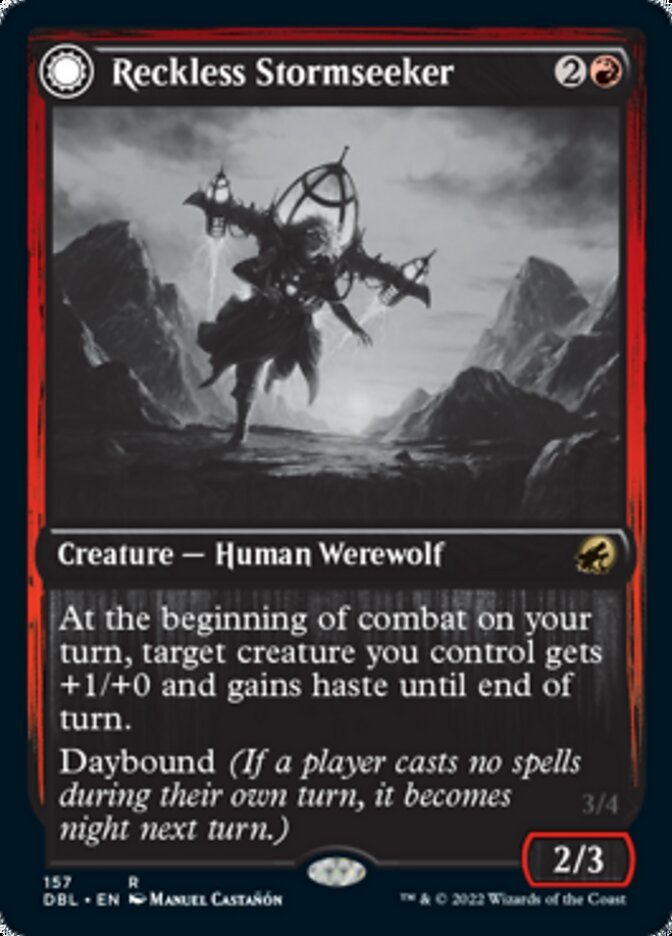 Reckless Stormseeker // Storm-Charged Slasher front