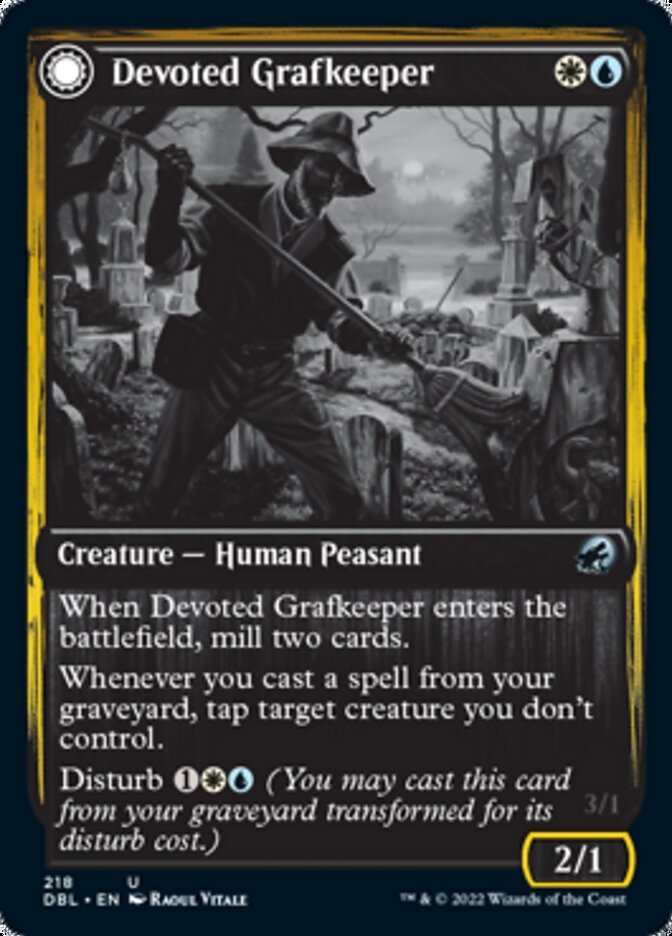 Devoted Grafkeeper // Departed Soulkeeper front