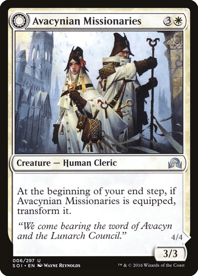 Avacynian Missionaries // Lunarch Inquisitors front