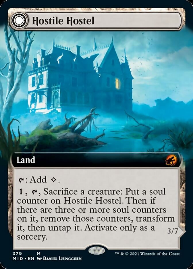 Hostile Hostel // Creeping Inn (Extended Art) front