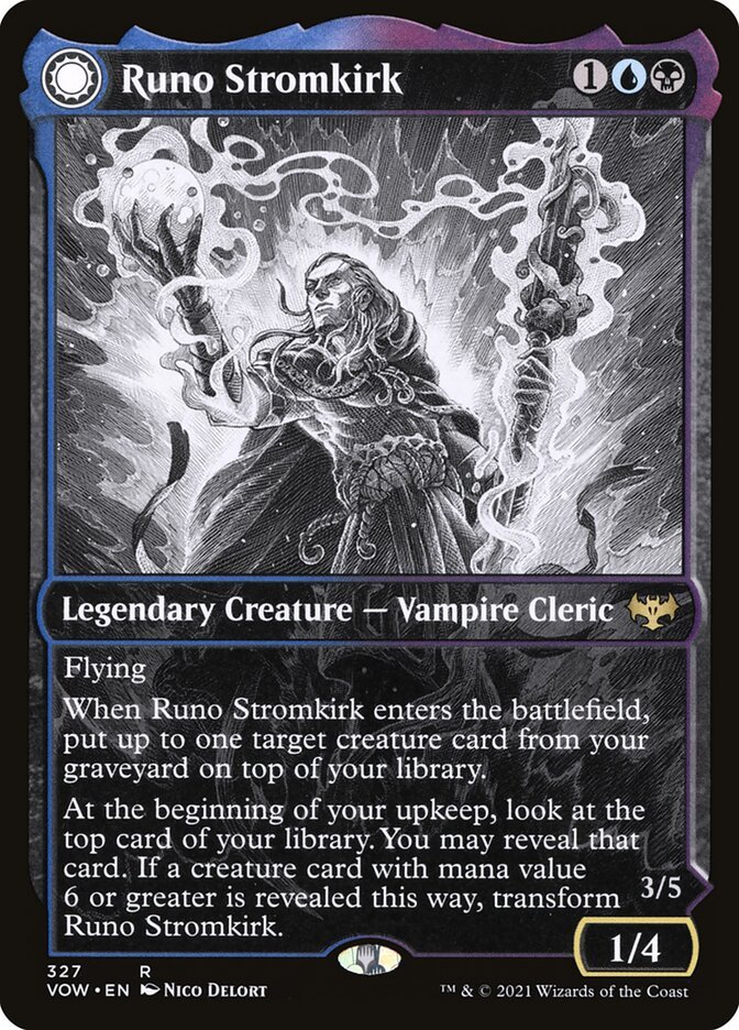 Runo Stromkirk // Krothuss, Lord of the Deep (Eternal Night) front