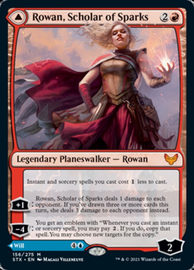 Rowan, Scholar of Sparks // Will, Scholar of Frost front