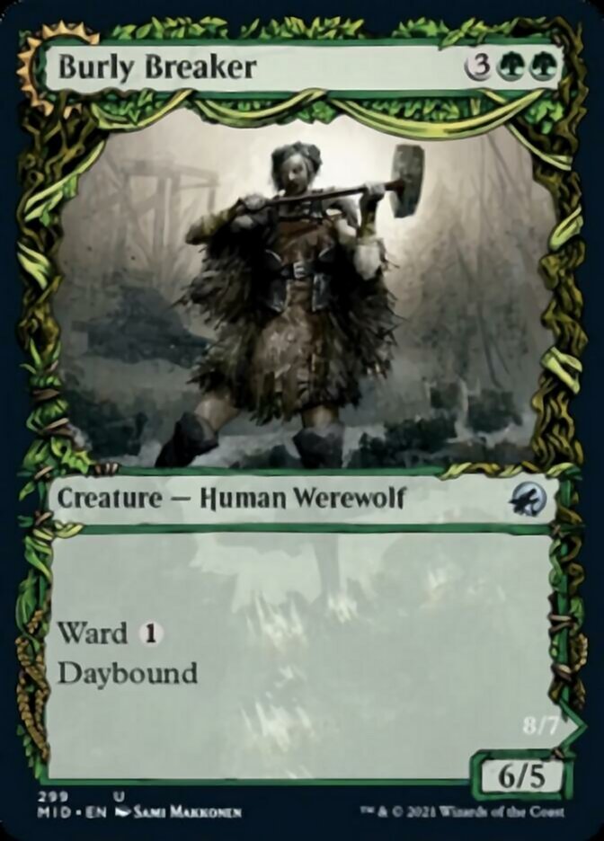 Burly Breaker // Dire-Strain Demolisher (Showcase) front