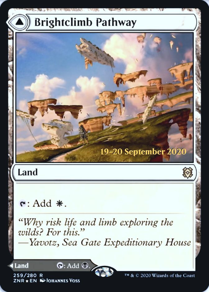 Brightclimb Pathway // Grimclimb Pathway (PR Foil) front