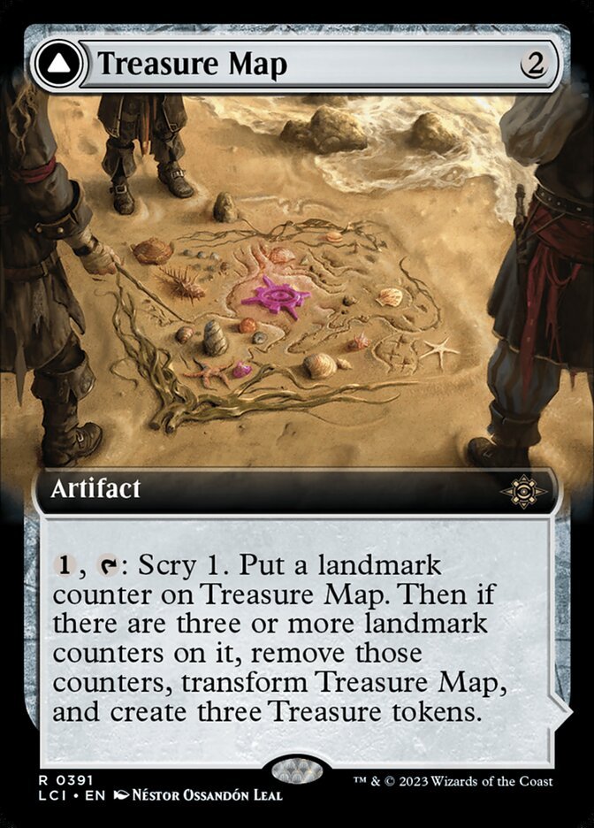Treasure Map // Treasure Cove (Extended Art) front