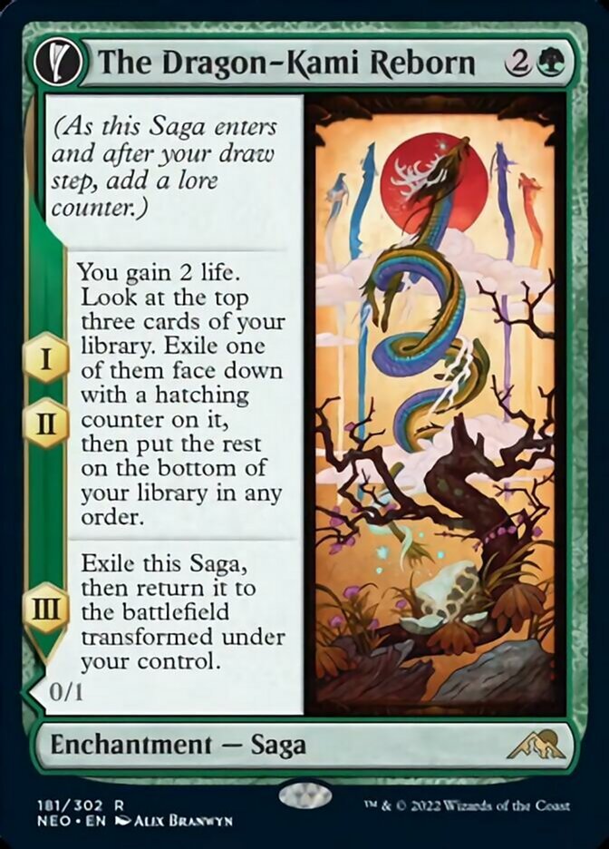 The Dragon-Kami Reborn // Dragon-Kami's Egg front