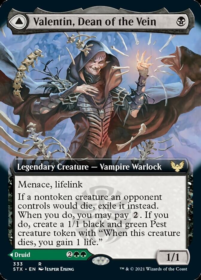Valentin, Dean of the Vein // Lisette, Dean of the Root (Extended Art) front