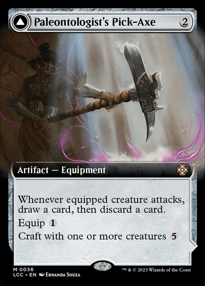 Paleontologist's Pick-Axe // Dinosaur Headdress (Extended Art) front