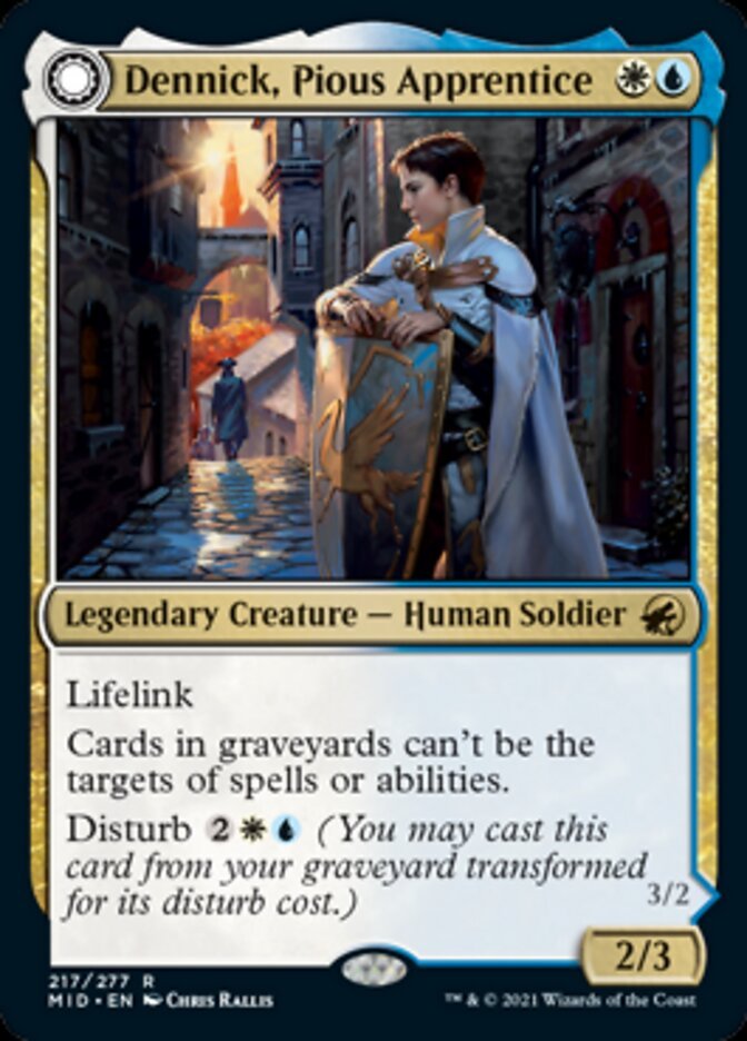 Dennick, Pious Apprentice // Dennick, Pious Apparition front
