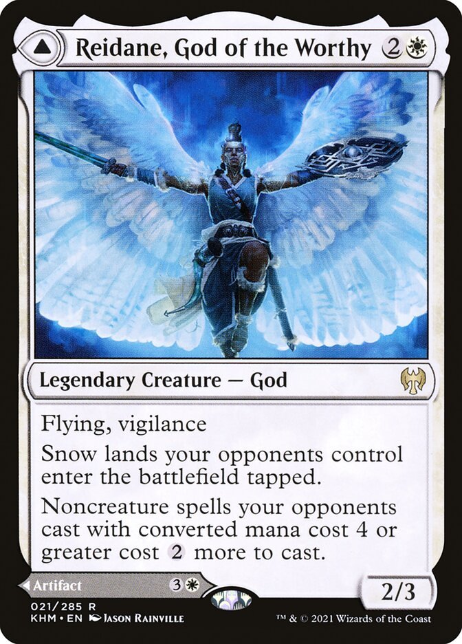 Reidane, God of the Worthy // Valkmira, Protector's Shield front