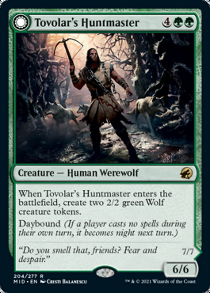 Tovolar's Huntmaster // Tovolar's Packleader front