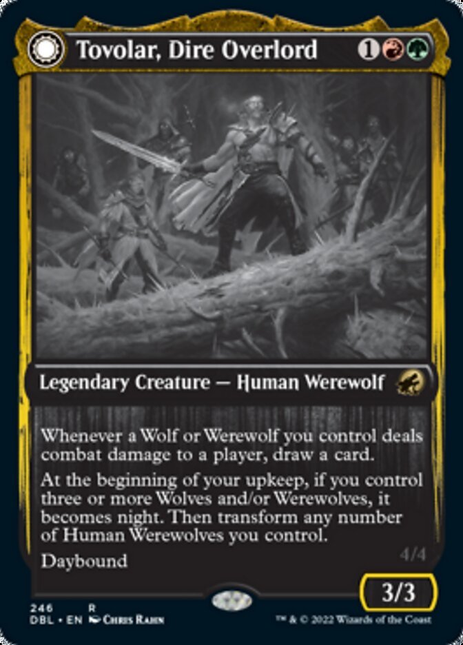 Tovolar, Dire Overlord // Tovolar, the Midnight Scourge front