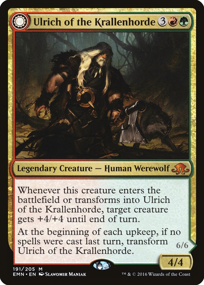Ulrich of the Krallenhorde // Ulrich, Uncontested Alpha front