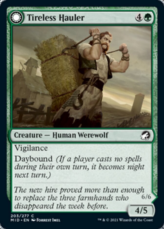 Tireless Hauler // Dire-Strain Brawler front