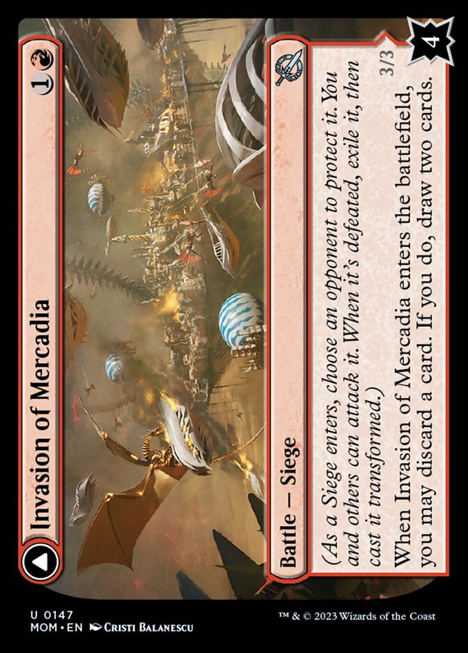 Invasion of Mercadia // Kyren Flamewright front