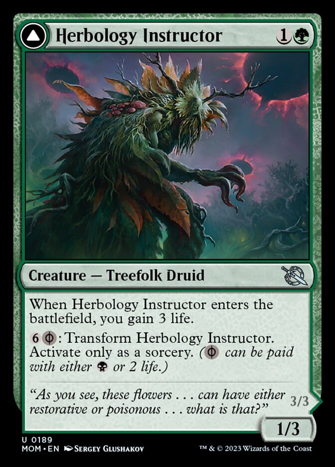 Herbology Instructor // Malady Invoker front