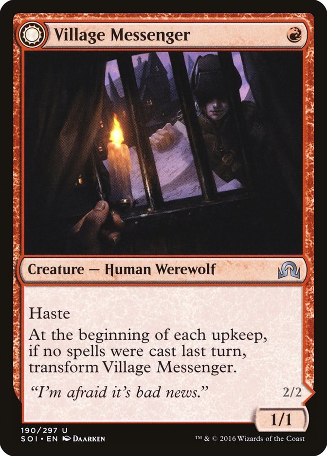 Village Messenger // Moonrise Intruder front