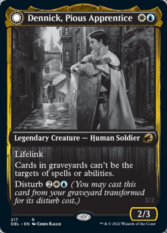Dennick, Pious Apprentice // Dennick, Pious Apparition front