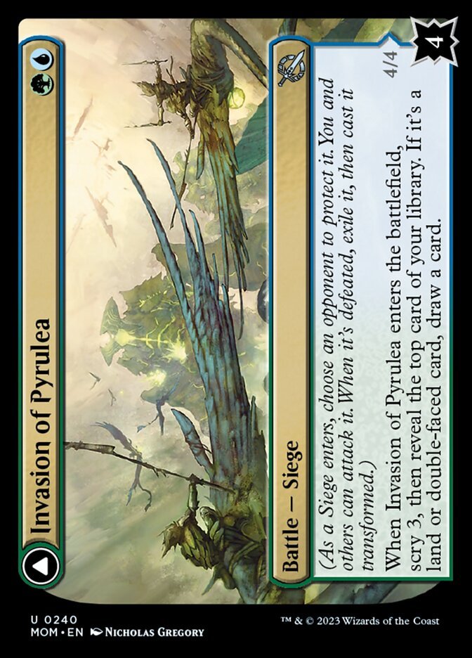 Invasion of Pyrulea // Gargantuan Slabhorn front