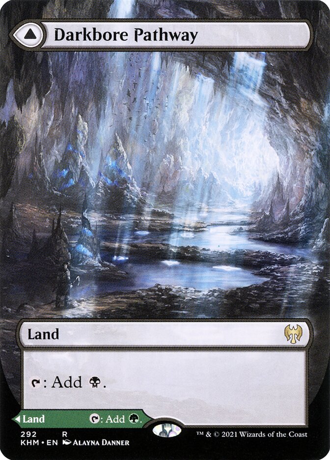 Darkbore Pathway // Slitherbore Pathway (Borderless) front