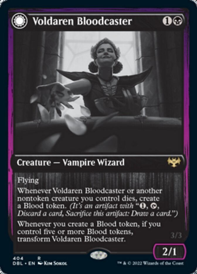 Voldaren Bloodcaster // Bloodbat Summoner front