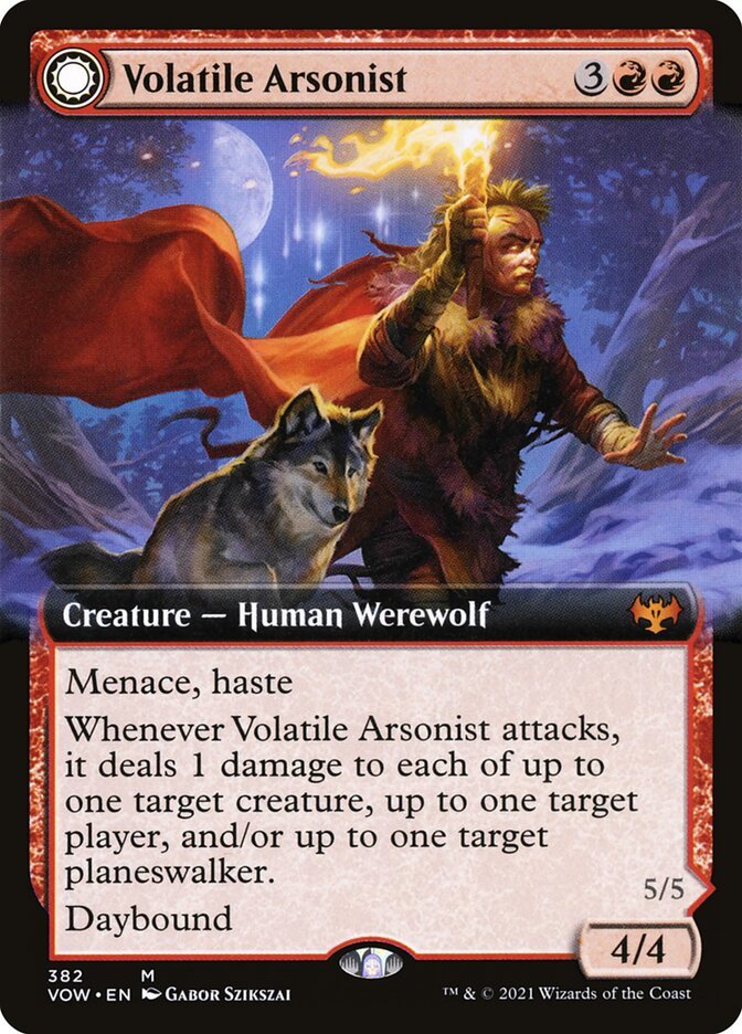 Volatile Arsonist // Dire-Strain Anarchist (Extended Art) front